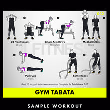 Load image into Gallery viewer, Tabata Madness- 50 Conditioning Workouts