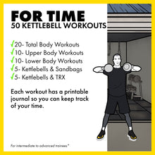 Load image into Gallery viewer, For Time- Kettlebell Workouts- PDF