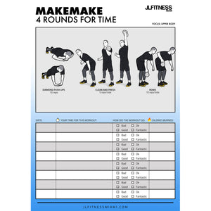 For Time: Ultimate 50 Kettlebell Workout Challenge. Printable Performance Logs for Intermediate to Advanced Trainees.