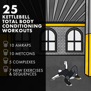12 Workout Plan Bundle Set: Volt, Resolute, 50 HIIT Workouts, 1 Kettlebell- 4 Day A Week Workout, 30 Total Body Conditioning Workouts and much more!