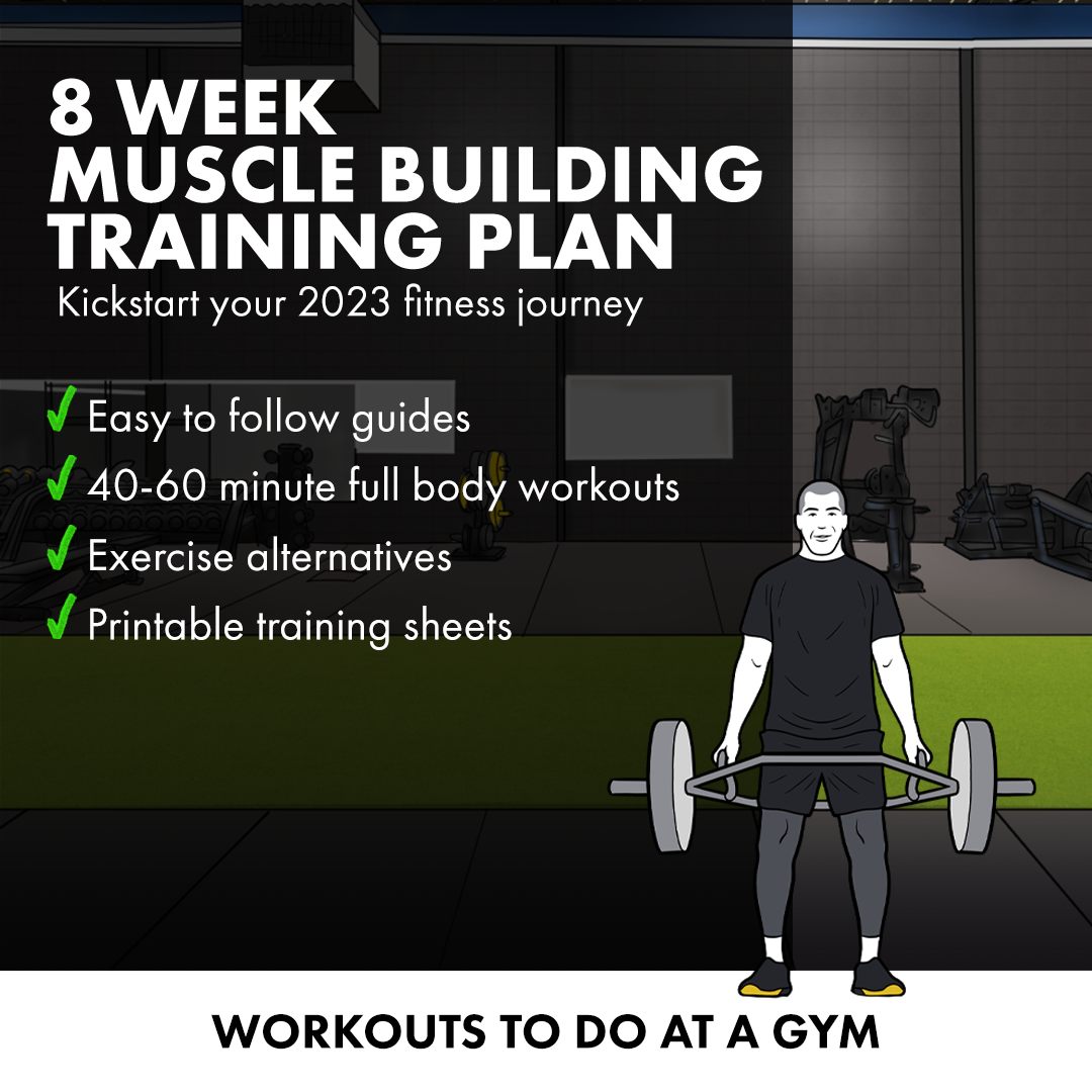 8 Week Muscle Building Training Plan- PDFs – JLFITNESSMIAMI